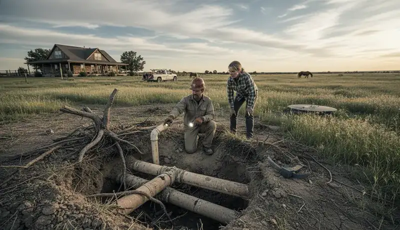 Expert Plumbing Pro - what-causes-drain-and-sewer-issues-in-ranch-and-acreage-homes